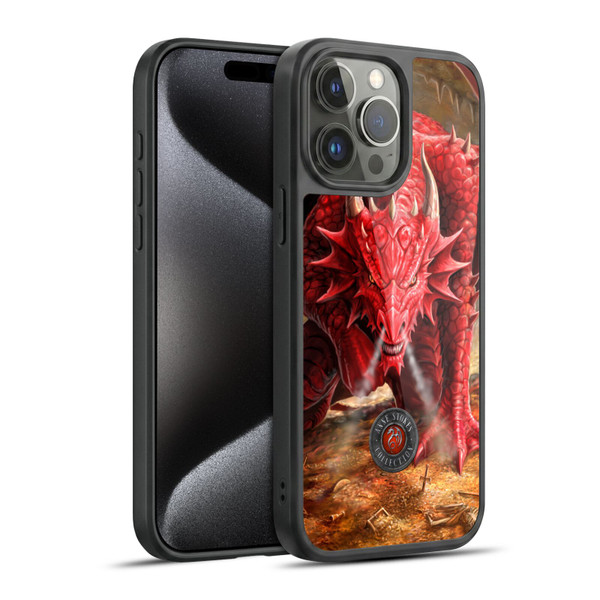 Anne Stokes Dragons Lair Gel Armour Case For Apple iPhone 15 Pro Max