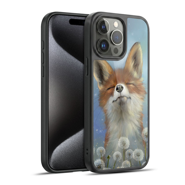 Ash Evans Animals Dandelion Fox Gel Armour Case For Apple iPhone 15 Pro Max