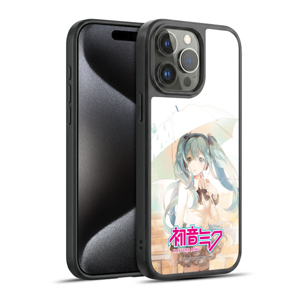 Hatsune Miku Graphics Rain Gel Armour Case For Apple iPhone 15 Pro Max