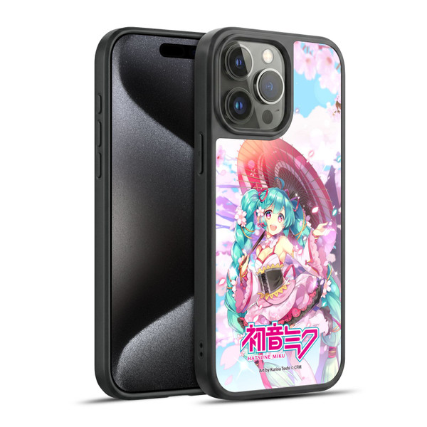 Hatsune Miku Graphics Sakura Gel Armour Case For Apple iPhone 15 Pro Max