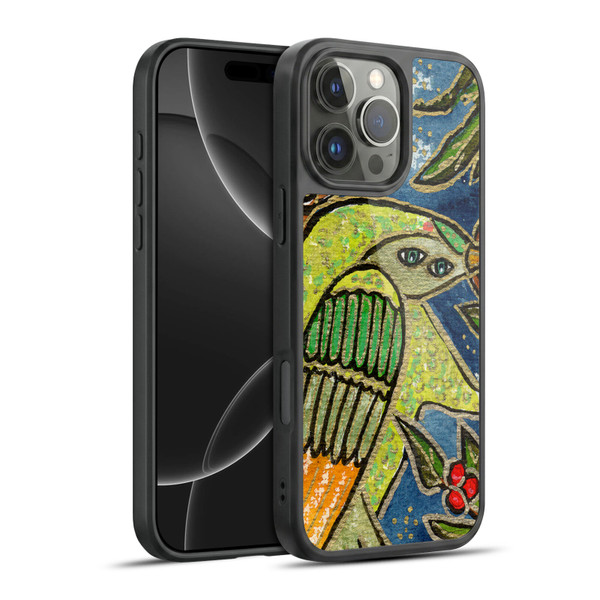 Wyanne Birds Cherry Gel Armour Case For Apple iPhone 16 Pro Max