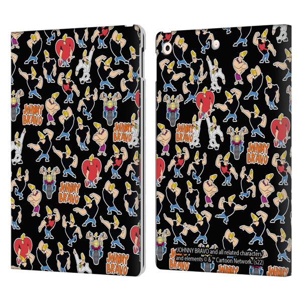 Johnny Bravo Graphics Pattern Leather Book Wallet Case Cover For Apple iPad 10.2 2019/2020/2021