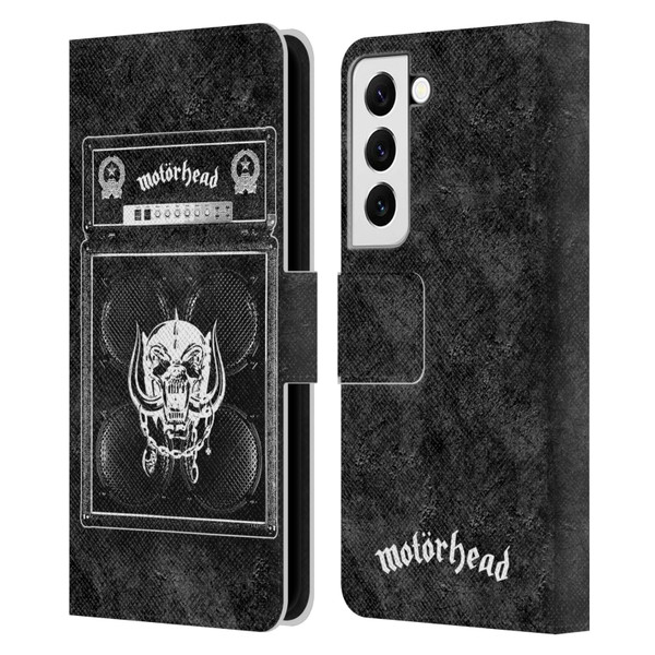 Motorhead Key Art Amp Stack Leather Book Wallet Case Cover For Samsung Galaxy S22 5G