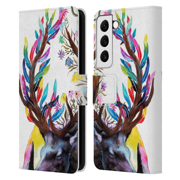 Pixie Cold Animals Memories Leather Book Wallet Case Cover For Samsung Galaxy S22 5G