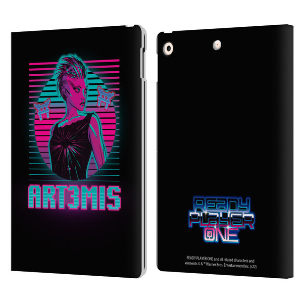 Ready Player One Graphics Character Art Leather Book Wallet Case Cover For Apple iPad 10.2 2019/2020/2021