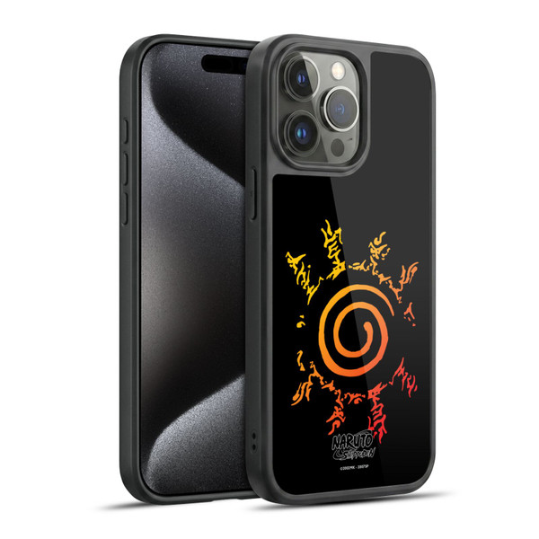 Naruto Shippuden Iconic Kurama Seal Gel Armour Case For Apple iPhone 15 Pro Max