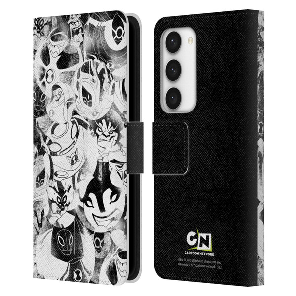 Ben 10: Ultimate Alien Graphics Ultimate Forms Leather Book Wallet Case Cover For Samsung Galaxy S23 5G