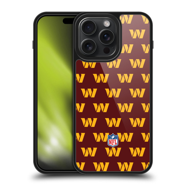 NFL Washington Football Team Artwork Patterns Gel Armour Case For Apple iPhone 15 Pro Max