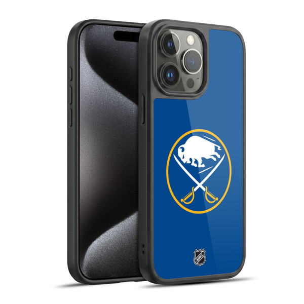 NHL Buffalo Sabres Plain Gel Armour Case For Apple iPhone 15 Pro Max
