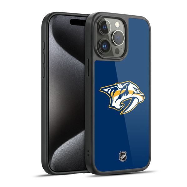NHL Nashville Predators Plain Gel Armour Case For Apple iPhone 15 Pro Max
