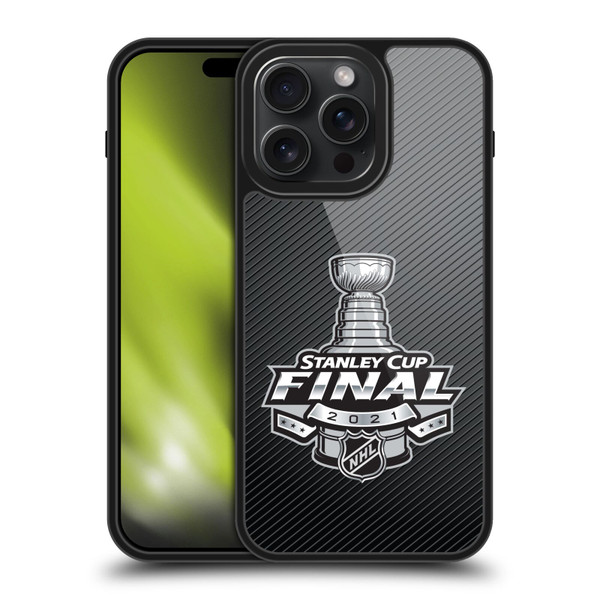 NHL 2021 Stanley Cup Final Stripes Gel Armour Case For Apple iPhone 15 Pro Max