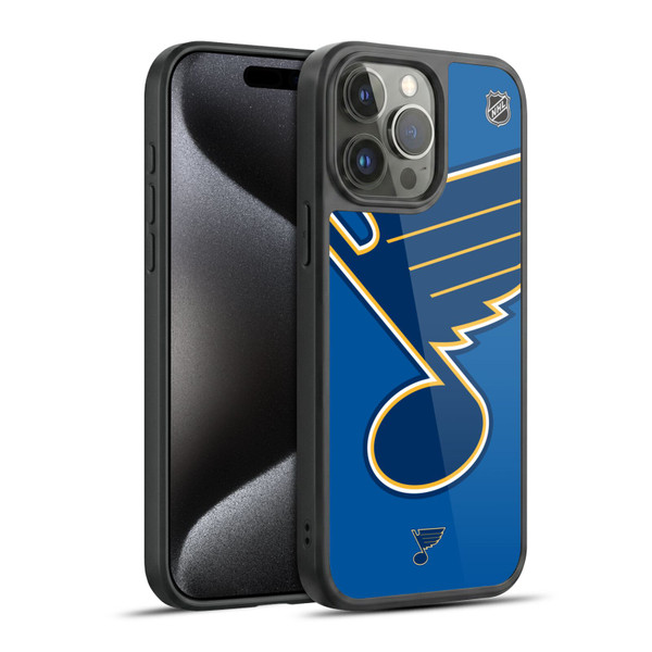 NHL St Louis Blues Oversized Gel Armour Case For Apple iPhone 15 Pro Max