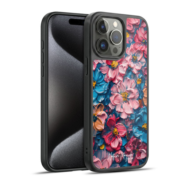 Nature Magick Paint Blobs Elegant Gel Armour Case For Apple iPhone 15 Pro Max