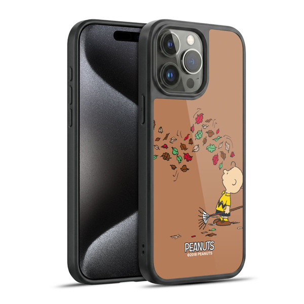 Peanuts Charlie Brown Autumn Gel Armour Case For Apple iPhone 15 Pro Max