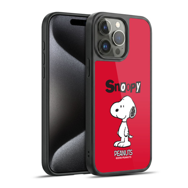 Peanuts Characters Snoopy Gel Armour Case For Apple iPhone 15 Pro Max