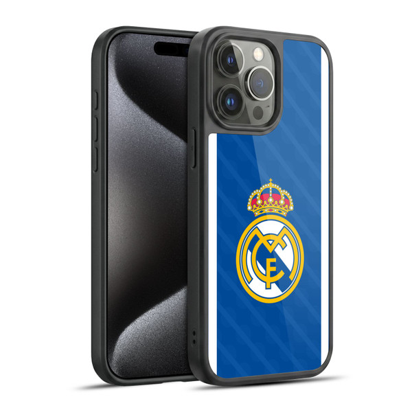 Real Madrid CF Badge Blue Gel Armour Case For Apple iPhone 15 Pro Max