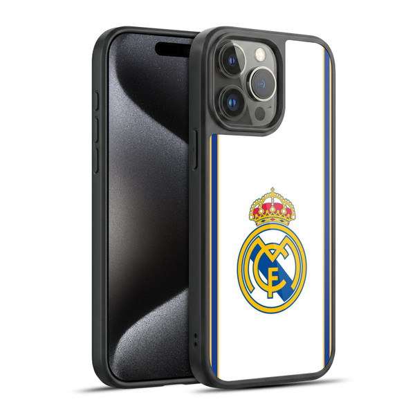 Real Madrid CF Retro Bring Back 99/00 White Gel Armour Case For Apple iPhone 15 Pro Max