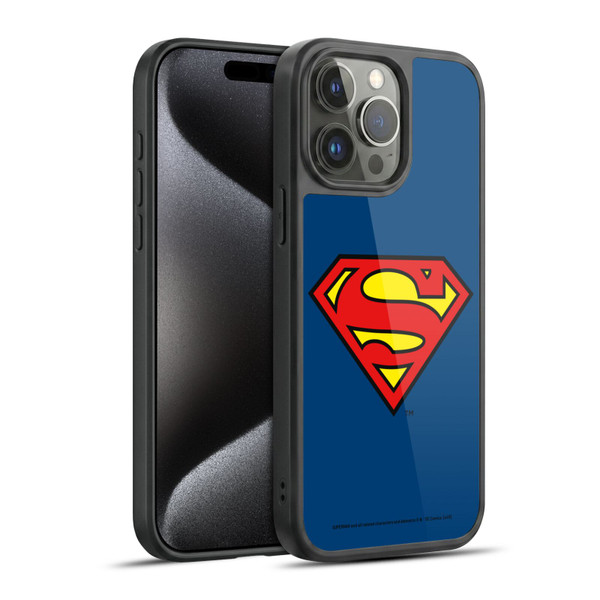 Superman DC Comics Logos Classic Gel Armour Case For Apple iPhone 15 Pro Max