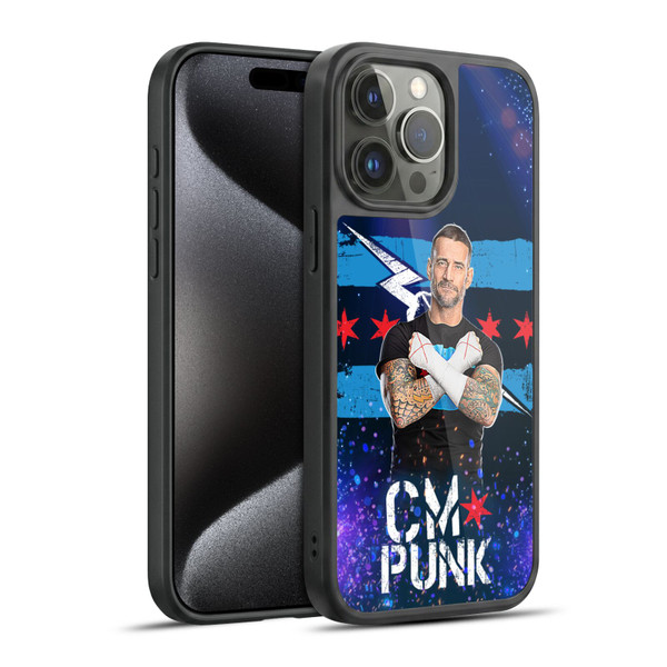 WWE CM Punk Portrait Gel Armour Case For Apple iPhone 15 Pro Max
