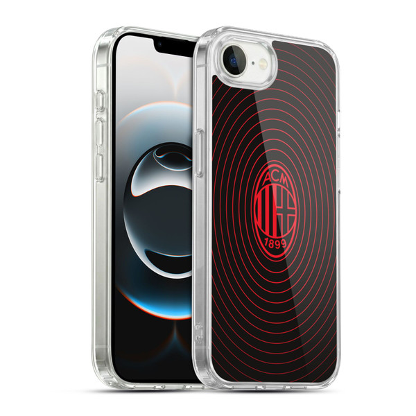 AC Milan Graphics Beat Soft Gel Case for Apple iPhone 16e / Apple iPhone 17e & MagSafe