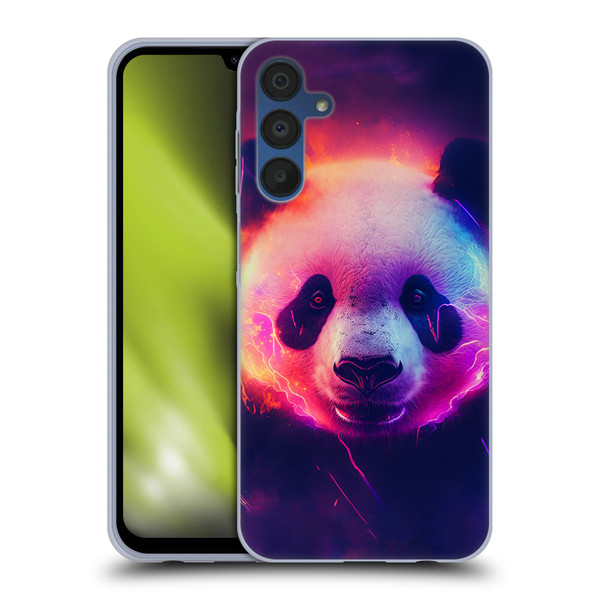Wumples Cosmic Animals Panda Soft Gel Case for Samsung Galaxy A15 & MagSafe