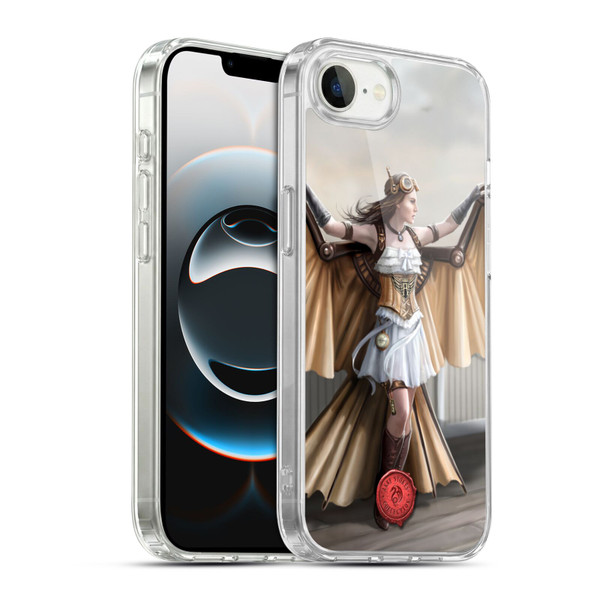 Anne Stokes Steampunk Aviator Soft Gel Case for Apple iPhone 16e / Apple iPhone 17e & MagSafe