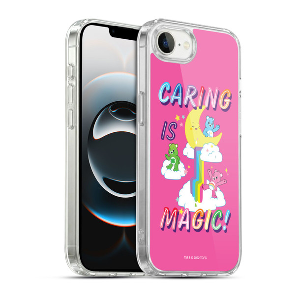 Care Bears 40th Anniversary Caring Is Magic Soft Gel Case for Apple iPhone 16e / Apple iPhone 17e & MagSafe