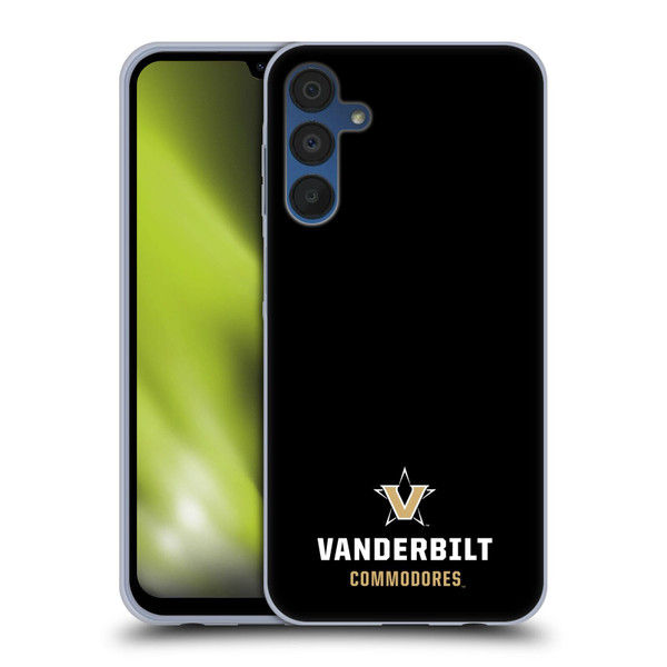 Vanderbilt University Vandy Vanderbilt University Logotype Soft Gel Case for Samsung Galaxy A15 & MagSafe