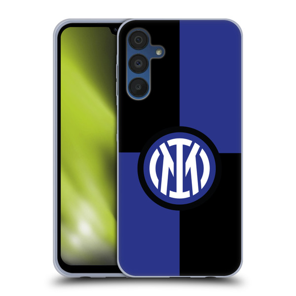 Fc Internazionale Milano Badge Flag Soft Gel Case for Samsung Galaxy A15 & MagSafe
