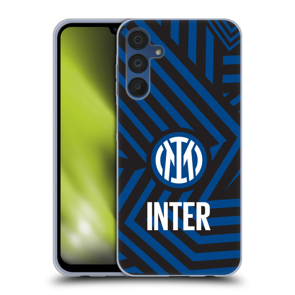 Fc Internazionale Milano Patterns Abstract 1 Soft Gel Case for Samsung Galaxy A15 & MagSafe