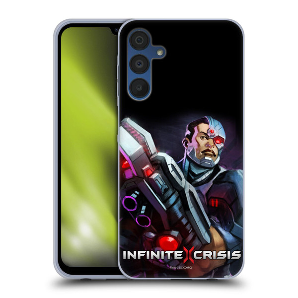 Infinite Crisis Characters Cyborg Soft Gel Case for Samsung Galaxy A15 & MagSafe