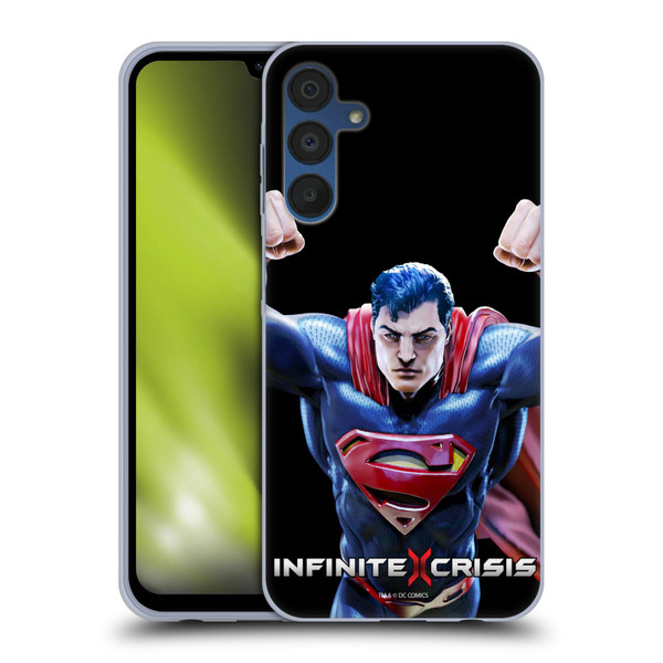 Infinite Crisis Characters Superman Soft Gel Case for Samsung Galaxy A15 & MagSafe
