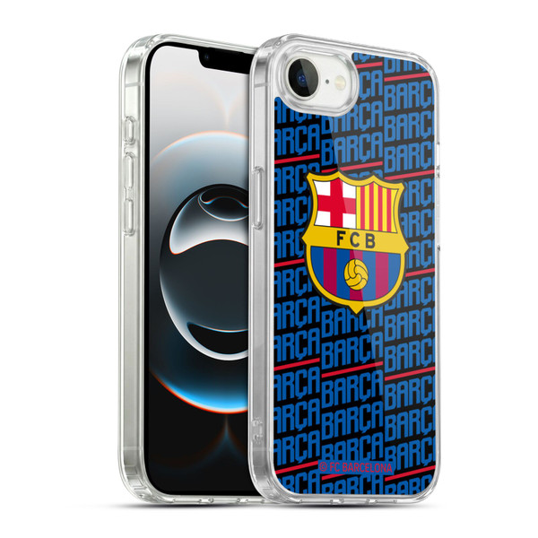 FC Barcelona Crest Patterns Barca Soft Gel Case for Apple iPhone 16e / Apple iPhone 17e & MagSafe