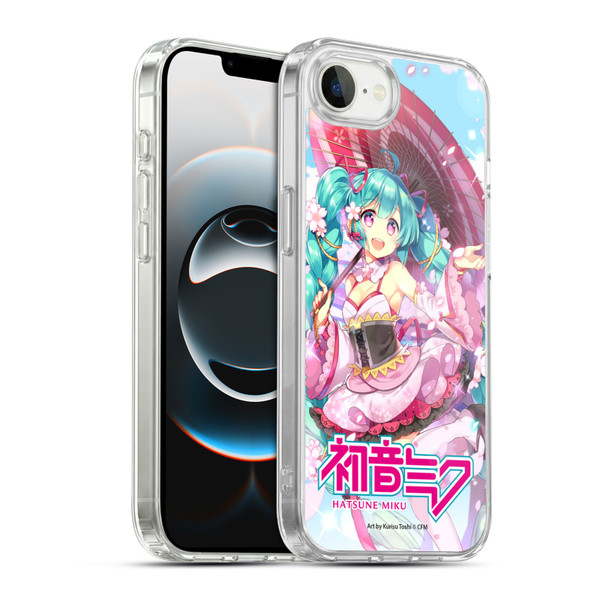 Hatsune Miku Graphics Sakura Soft Gel Case for Apple iPhone 16e / Apple iPhone 17e & MagSafe