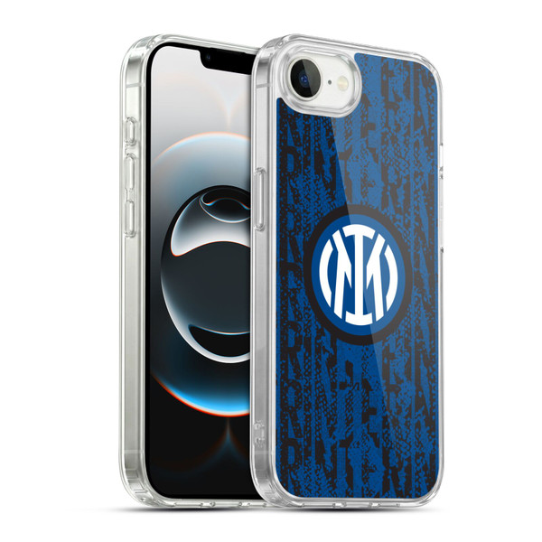 Fc Internazionale Milano Patterns Snake Wordmark Soft Gel Case for Apple iPhone 16e / Apple iPhone 17e & MagSafe
