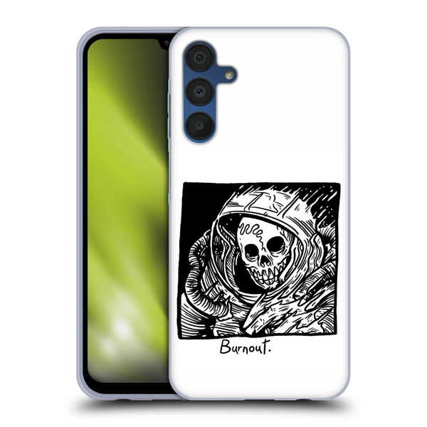 Matt Bailey Skull Burnout Soft Gel Case for Samsung Galaxy A15 & MagSafe