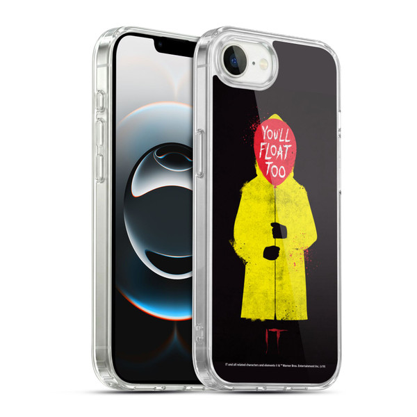 IT Movie Graphics You'll Float Too Soft Gel Case for Apple iPhone 16e / Apple iPhone 17e & MagSafe