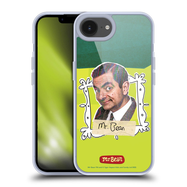 Mr. Bean Doodle Art With Teddy Soft Gel Case for Apple iPhone 16e / Apple iPhone 17e & MagSafe