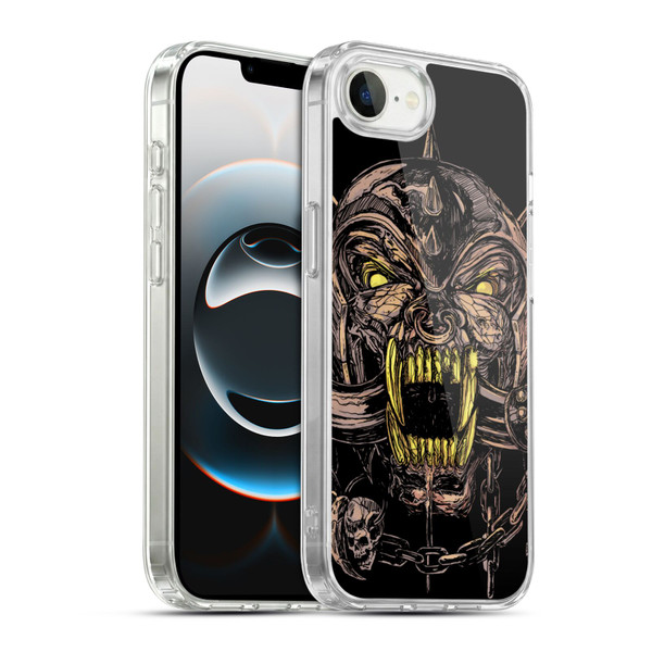 Motorhead Graphics Snaggletooth Soft Gel Case for Apple iPhone 16e / Apple iPhone 17e & MagSafe