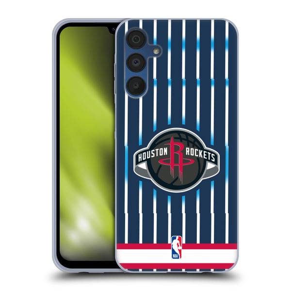 NBA Houston Rockets Logo Retro Design Soft Gel Case for Samsung Galaxy A15 & MagSafe