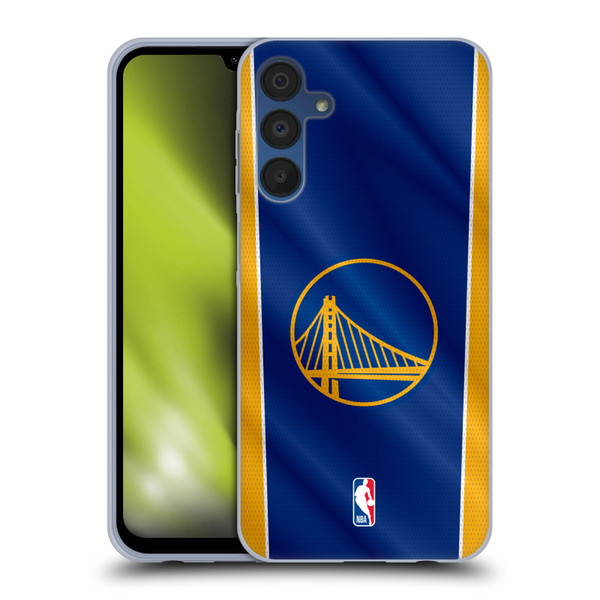 NBA Golden State Warriors Vertical Banner Soft Gel Case for Samsung Galaxy A15 & MagSafe