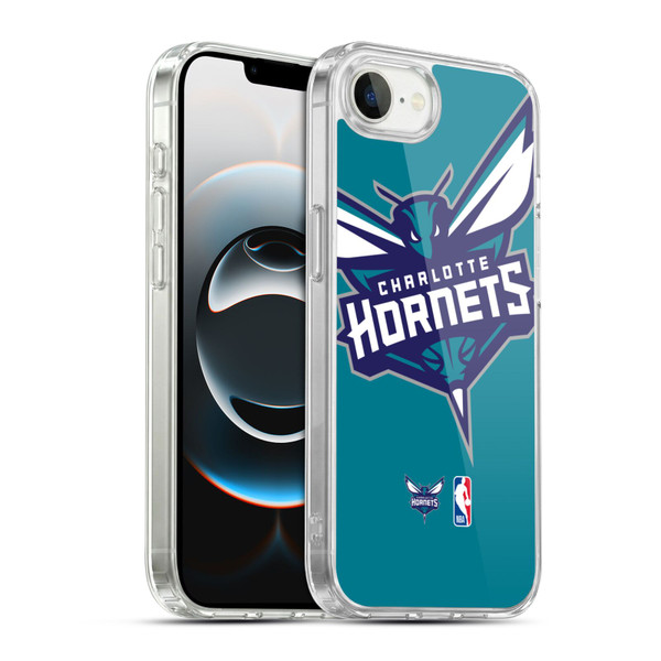 NBA Charlotte Hornets Logo Oversized Soft Gel Case for Apple iPhone 16e / Apple iPhone 17e & MagSafe