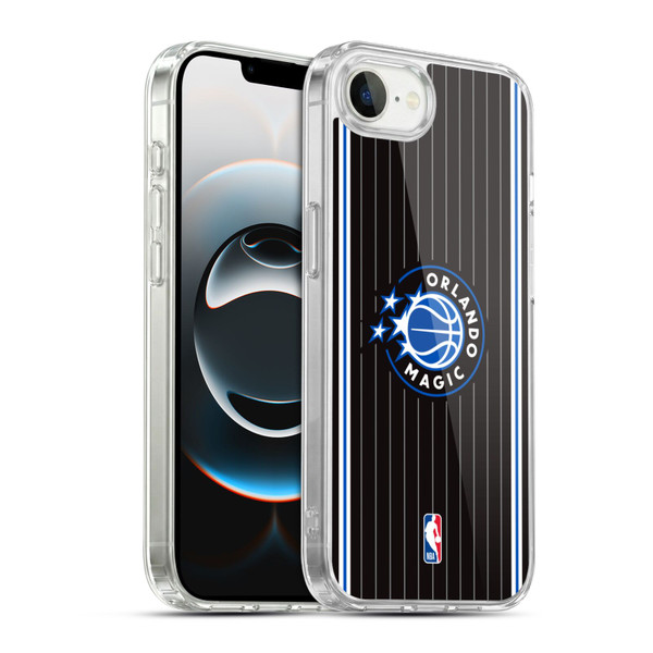 NBA Orlando Magic Logo Black Design Soft Gel Case for Apple iPhone 16e / Apple iPhone 17e & MagSafe