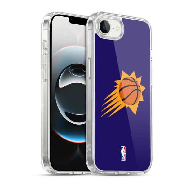 NBA Phoenix Suns Logo Purple Soft Gel Case for Apple iPhone 16e / Apple iPhone 17e & MagSafe