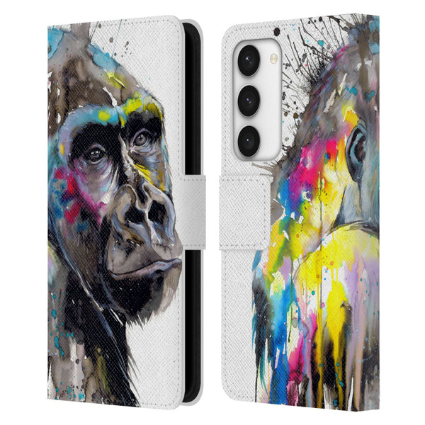 Pixie Cold Animals I See The Future Leather Book Wallet Case Cover For Samsung Galaxy S23 5G