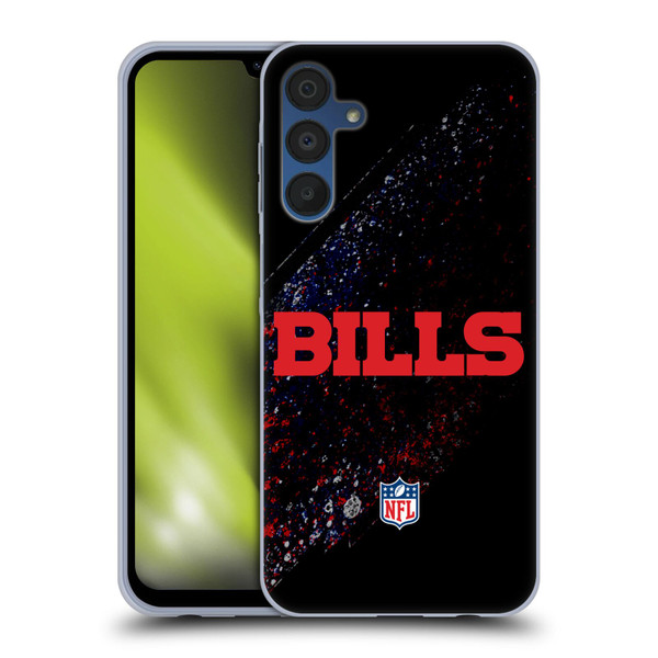 NFL Buffalo Bills Logo Blur Soft Gel Case for Samsung Galaxy A15 & MagSafe