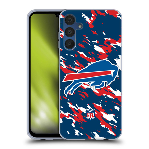 NFL Buffalo Bills Logo Camou Soft Gel Case for Samsung Galaxy A15 & MagSafe
