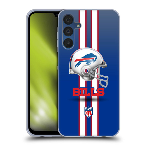 NFL Buffalo Bills Logo Helmet Soft Gel Case for Samsung Galaxy A15 & MagSafe