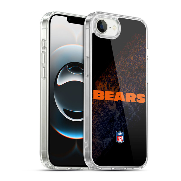 NFL Chicago Bears Logo Blur Soft Gel Case for Apple iPhone 16e / Apple iPhone 17e & MagSafe