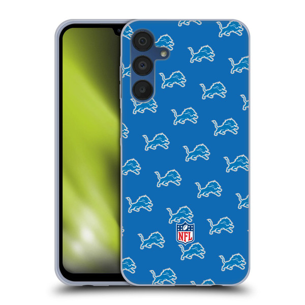 NFL Detroit Lions Artwork Patterns Soft Gel Case for Samsung Galaxy A15 & MagSafe